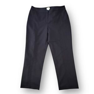 So Slimming by Chico's Women’s Ankle Pants Size 2.5 (14) Black Stretch Cropped